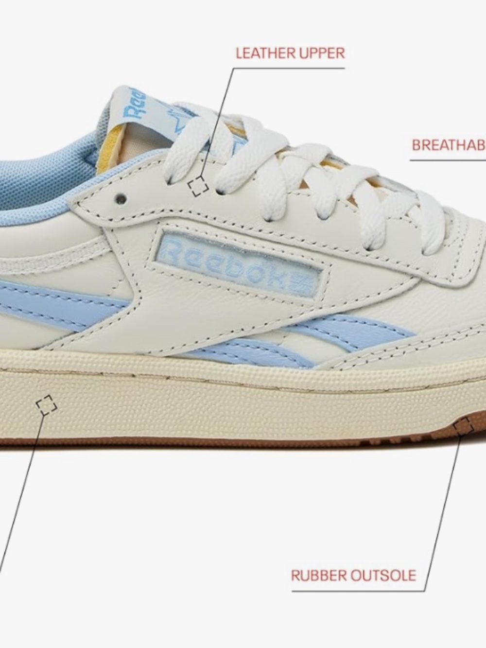 Reebok Club C Revenge Vintage Womens Shoes, Casual Women's Fashion Sneakers - Picture 2 of 10